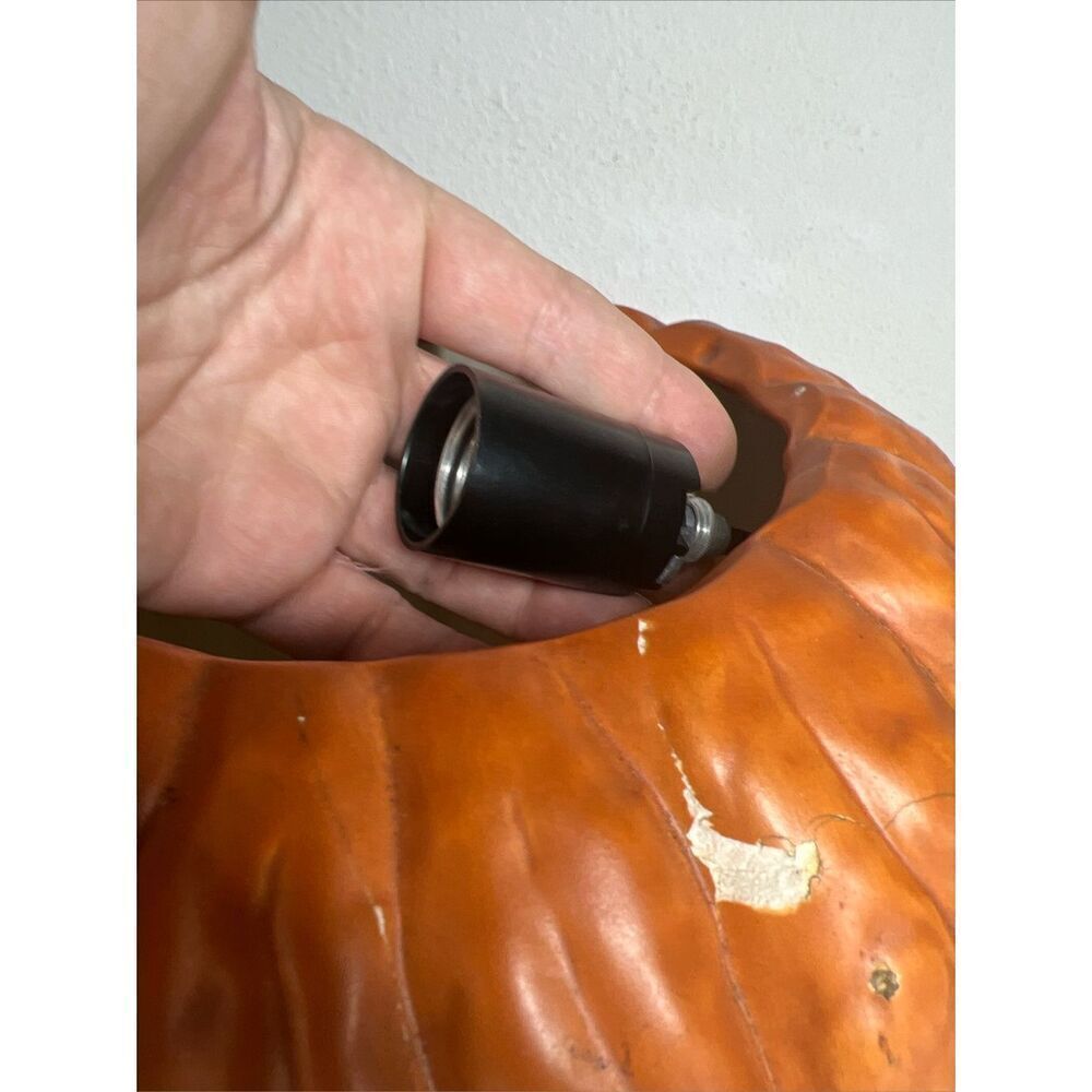 Rare Vintage 1984 Donna Shotto Ceramic Pampkin Lamp 9” See Description - Picture 4 of 16
